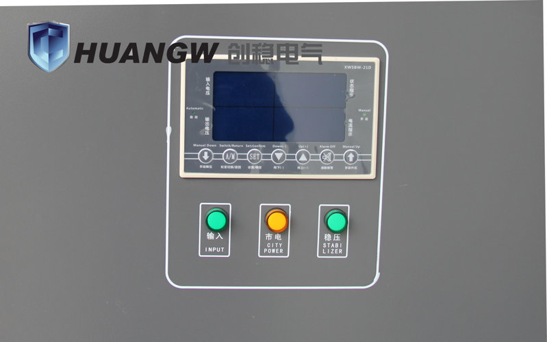 激光切割穩壓器采用電子智能顯示屏，精準已讀懂